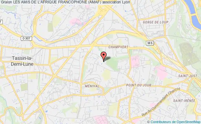 plan association Les Amis De L'afrique Francophone (amaf) Lyon
