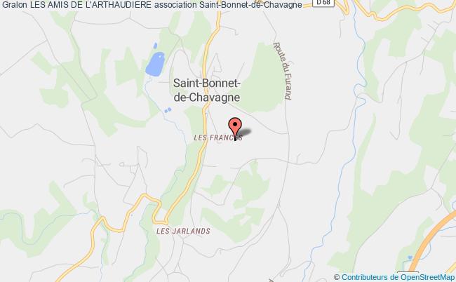 plan association Les Amis De L'arthaudiere Saint-Bonnet-de-Chavagne