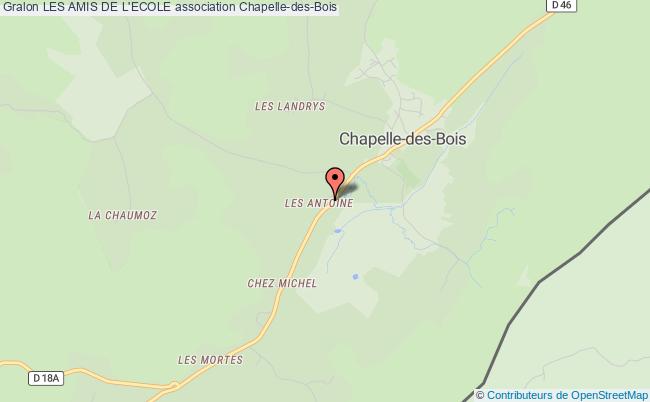 plan association Les Amis De L'ecole Chapelle-des-Bois