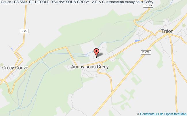 plan association Les Amis De L'ecole D'aunay-sous-crecy - A.e.a.c. Aunay-sous-Crécy