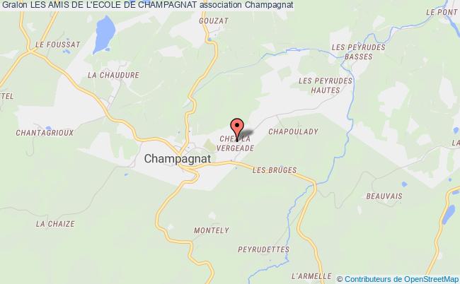 plan association Les Amis De L'ecole De Champagnat Champagnat