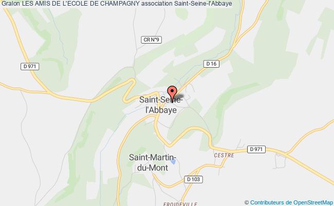 plan association Les Amis De L'ecole De Champagny Saint-Seine-l'Abbaye