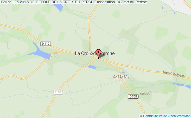 plan association Les Amis De L'ecole De La Croix-du-perche La    Croix-du-Perche