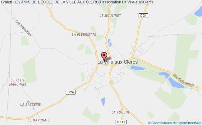 plan association Les Amis De L'ecole De La Ville Aux Clercs La Ville-aux-Clercs