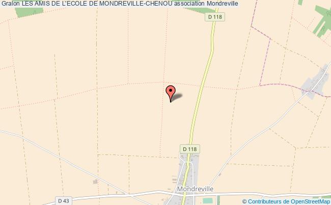 plan association Les Amis De L'ecole De Mondreville-chenou Mondreville