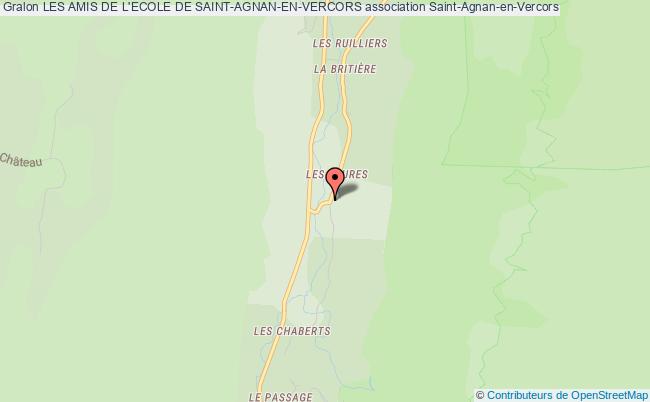 plan association Les Amis De L'ecole De Saint-agnan-en-vercors Saint-Agnan-en-Vercors