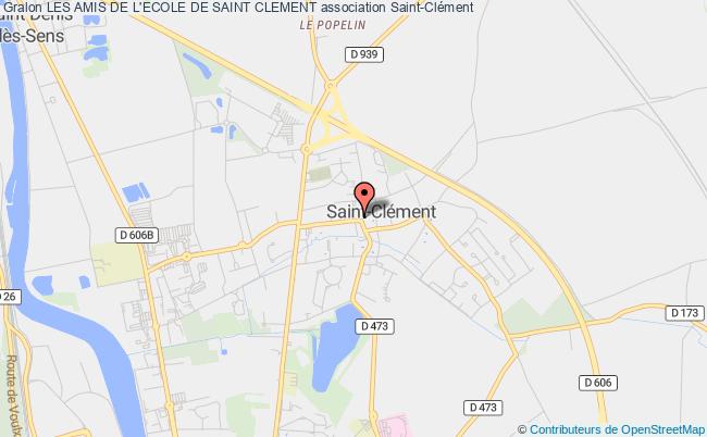 plan association Les Amis De L'ecole De Saint Clement Saint-Clément