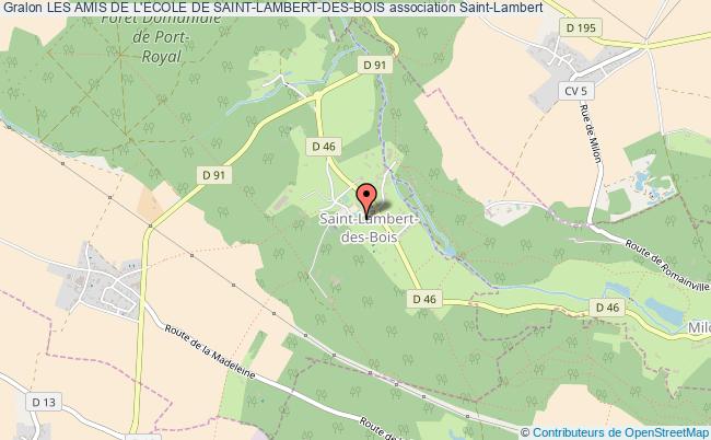plan association Les Amis De L'ecole De Saint-lambert-des-bois Saint-Lambert