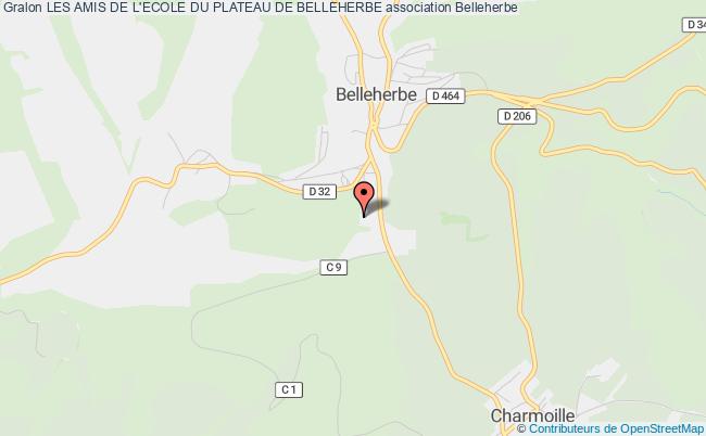 plan association Les Amis De L'ecole Du Plateau De Belleherbe Belleherbe
