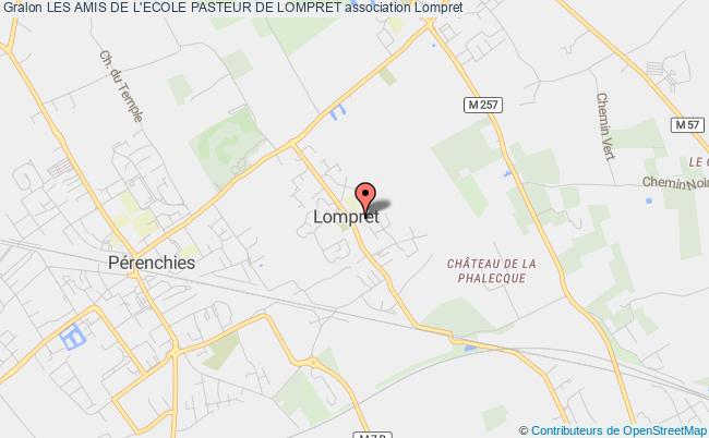 plan association Les Amis De L'ecole Pasteur De Lompret Lompret
