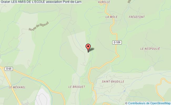 plan association Les Amis De L'ecole Pont-de-Larn