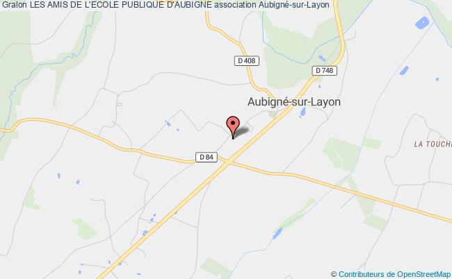 plan association Les Amis De L'ecole Publique D'aubigne Aubigné-sur-Layon