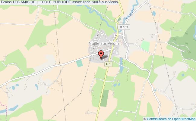 plan association Les Amis De L'ecole Publique Nuillé-sur-Vicoin
