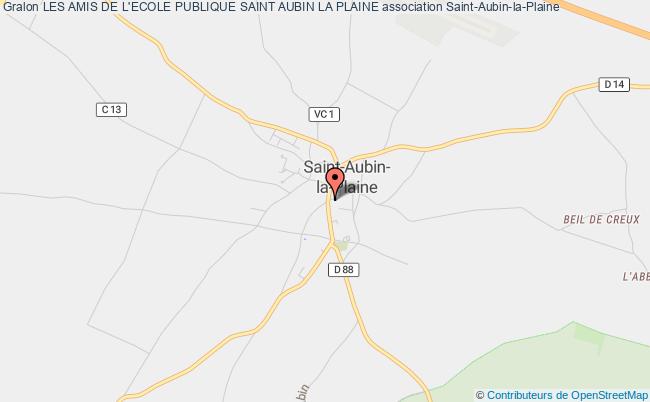 plan association Les Amis De L'ecole Publique Saint Aubin La Plaine Saint-Aubin-la-Plaine
