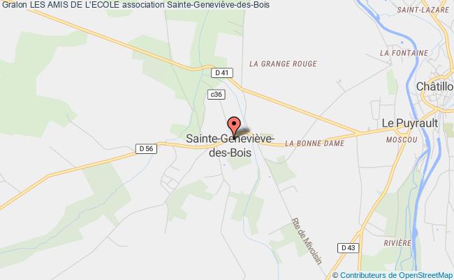 plan association Les Amis De L'ecole Sainte-Geneviève-des-Bois