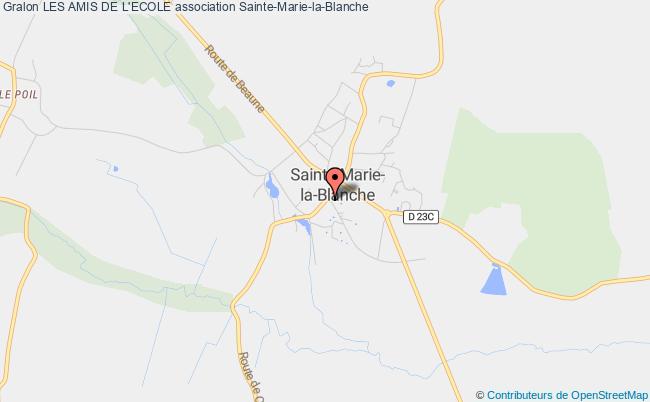 plan association Les Amis De L'ecole Sainte-Marie-la-Blanche