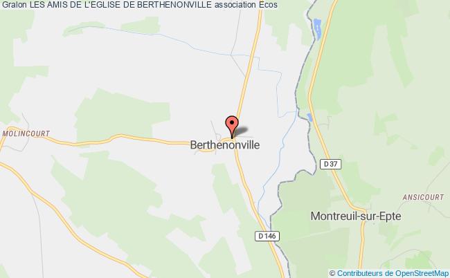 plan association Les Amis De L'eglise De Berthenonville Vexin-sur-Epte