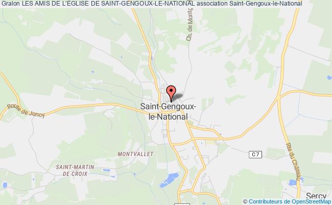 plan association Les Amis De L'Église De Saint-gengoux-le-national Saint-Gengoux-le-National