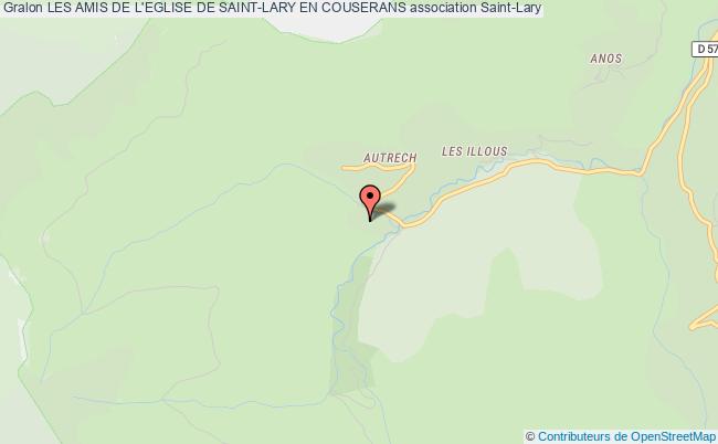 plan association Les Amis De L'eglise De Saint-lary En Couserans Saint-Lary