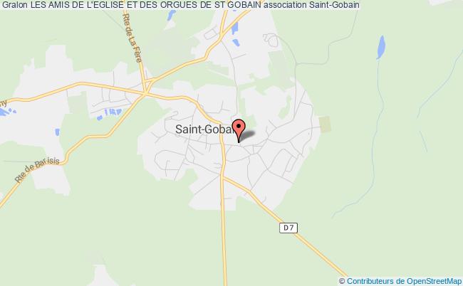 plan association Les Amis De L'eglise Et Des Orgues De St Gobain Saint-Gobain