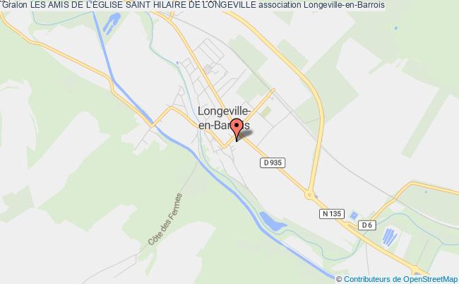 plan association Les Amis De L'Église Saint Hilaire De Longeville Longeville-en-Barrois