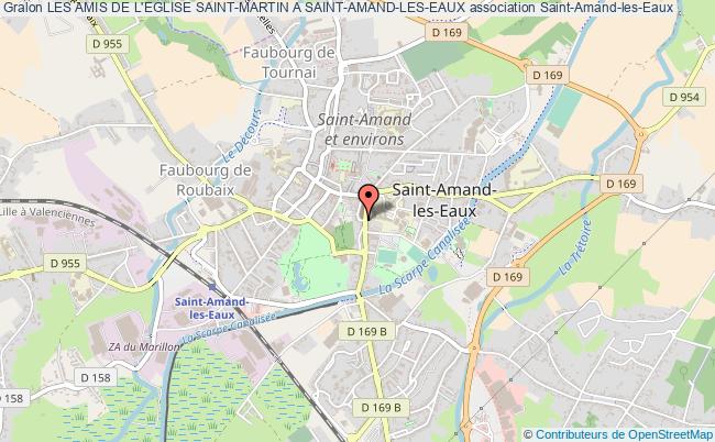 plan association Les Amis De L'eglise Saint-martin A Saint-amand-les-eaux Saint-Amand-les-Eaux