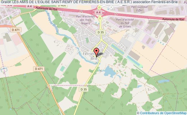 plan association Les Amis De L'eglise Saint-remy De Ferrieres-en-brie ( A.e.s.r.) Ferrières-en-Brie