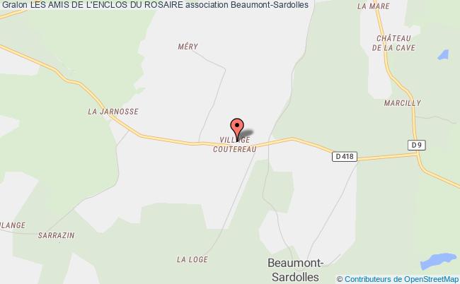 plan association Les Amis De L'enclos Du Rosaire Beaumont-Sardolles