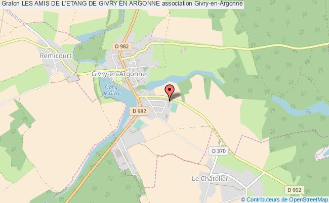 plan association Les Amis De L'etang De Givry En Argonne Givry-en-Argonne