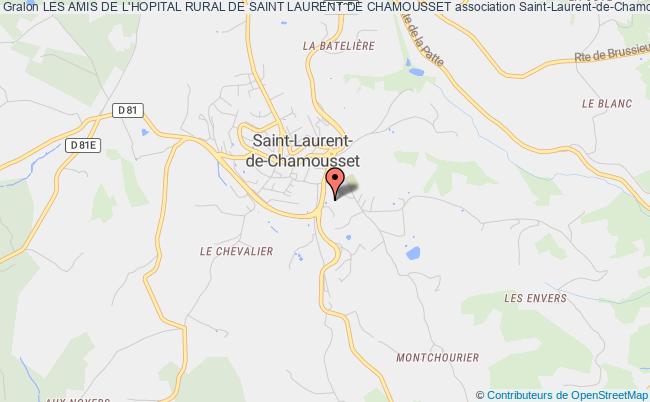 plan association Les Amis De L'hopital Rural De Saint Laurent De Chamousset Saint-Laurent-de-Chamousset