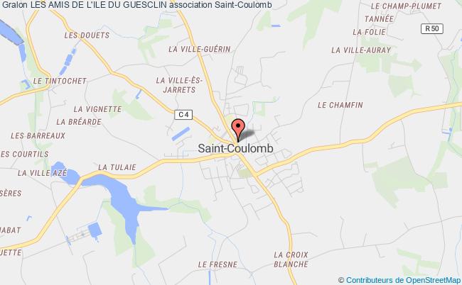 plan association Les Amis De L'ile Du Guesclin Saint-Coulomb
