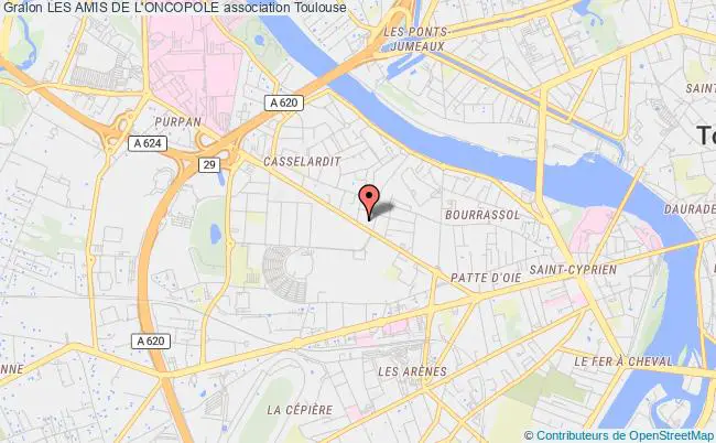 plan association Les Amis De L'oncopole Toulouse