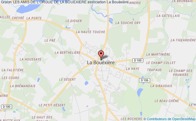 plan association Les Amis De L'orgue De La Bouexiere La Bouëxière