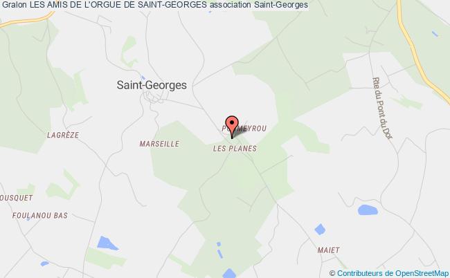 plan association Les Amis De L'orgue De Saint-georges Saint-Georges