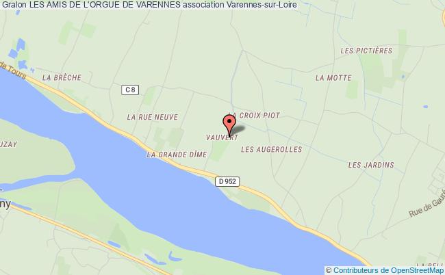 plan association Les Amis De L'orgue De Varennes Varennes-sur-Loire