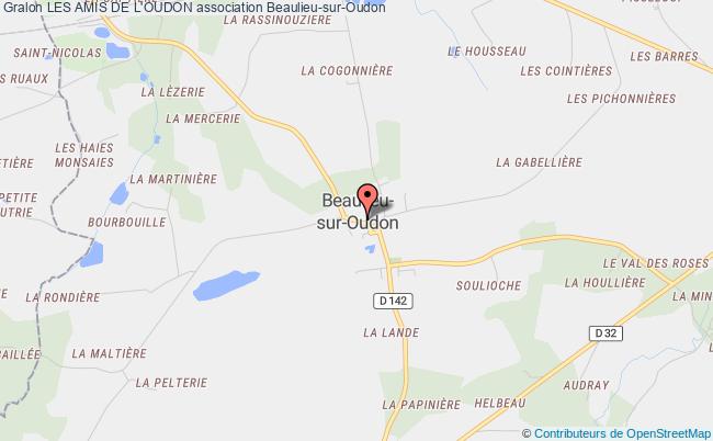 plan association Les Amis De L'oudon Beaulieu-sur-Oudon