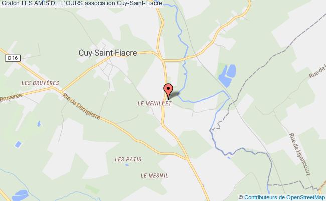 plan association Les Amis De L'ours Cuy-Saint-Fiacre