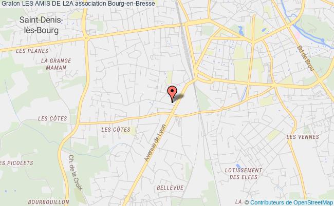 plan association Les Amis De L2a Bourg-en-Bresse