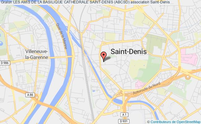 plan association Les Amis De La Basilique Cathedrale Saint-denis (abcsd) Saint-Denis