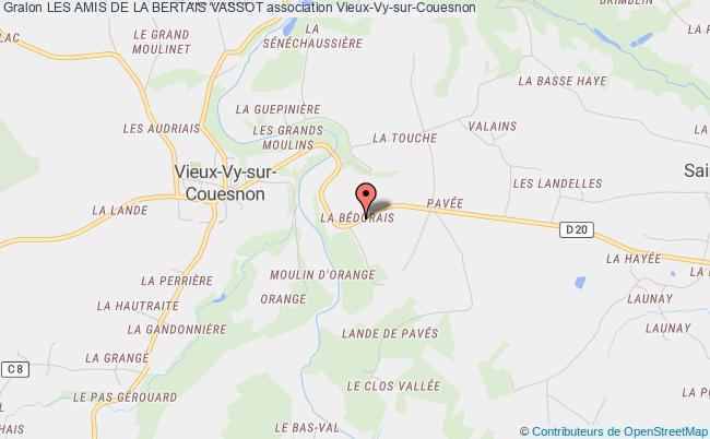 plan association Les Amis De La Bertais Vassot Vieux-Vy-sur-Couesnon