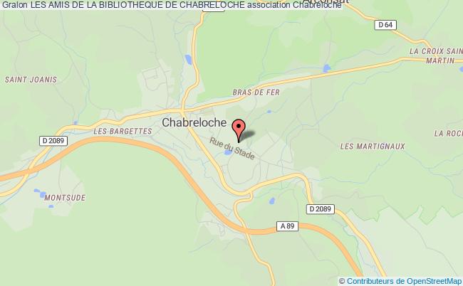 plan association Les Amis De La Bibliotheque De Chabreloche Chabreloche