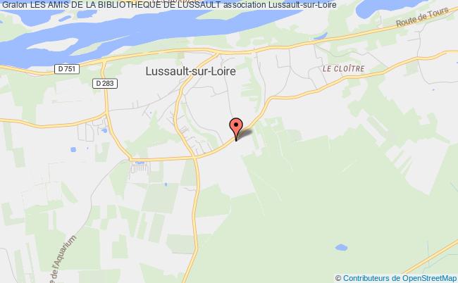 plan association Les Amis De La Bibliotheque De Lussault Lussault-sur-Loire