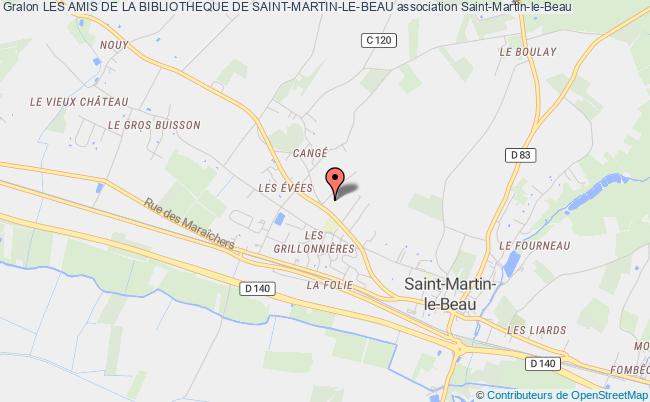 plan association Les Amis De La Bibliotheque De Saint-martin-le-beau Saint-Martin-le-Beau