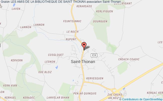 plan association Les Amis De La Bibliotheque De Saint Thonan Saint-Thonan