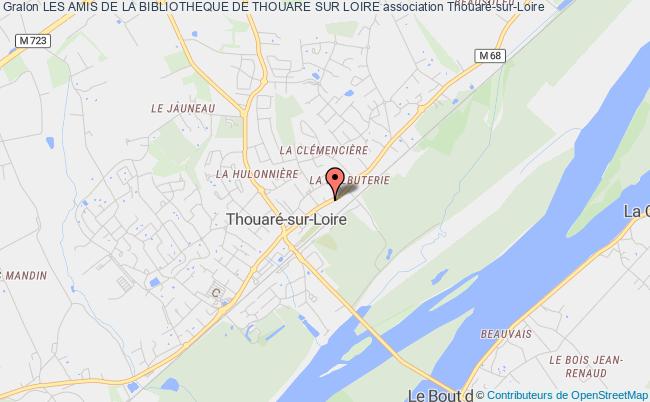 plan association Les Amis De La Bibliotheque De Thouare Sur Loire Thouaré-sur-Loire