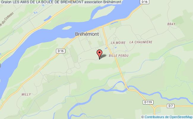 plan association Les Amis De La Boule De Brehemont 