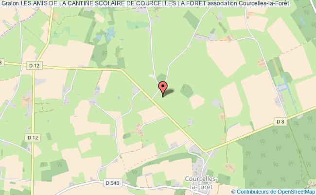 plan association Les Amis De La Cantine Scolaire De Courcelles La Foret Courcelles-la-Forêt