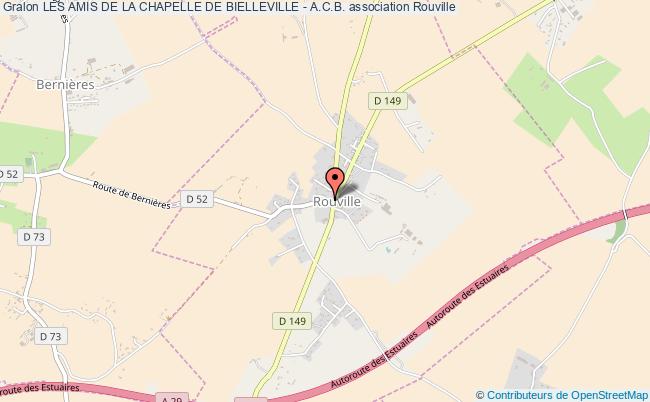 plan association Les Amis De La Chapelle De Bielleville - A.c.b. Rouville