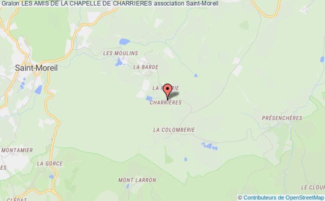 plan association Les Amis De La Chapelle De Charrieres Saint-Moreil