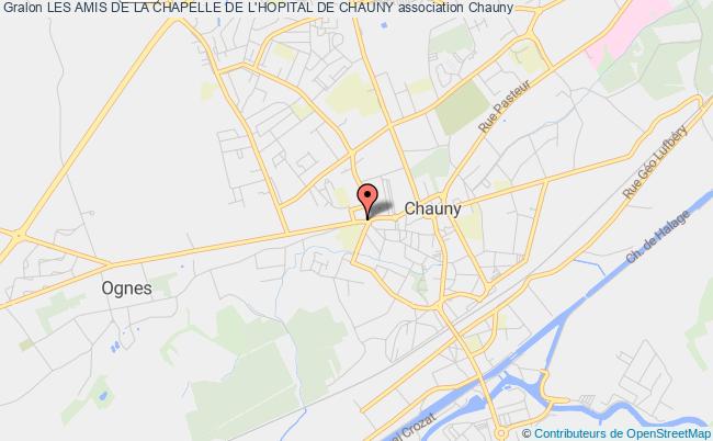 plan association Les Amis De La Chapelle De L'hopital De Chauny Chauny